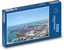 Hafen von Barcelona Puzzle 500 Teile - 46 x 30 cm
