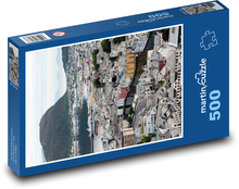 Norwegia - domy kolorowe Puzzle 500 elementów - 46x30 cm