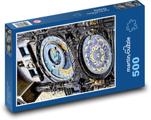 Zegar astronomiczny - Praga Puzzle 500 elementów - 46x30 cm