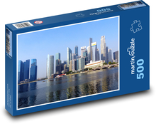 Singapur - rieka Puzzle 500 dielikov - 46 x 30 cm 