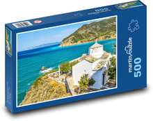 Griechenland - Skopelos Puzzle 500 Teile - 46 x 30 cm