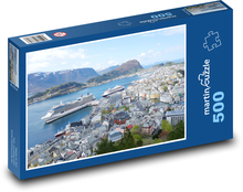 Alesund - Norsko Puzzle 500 - 46x30 cm