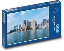Bostonský přístav - USA Puzzle 500 dílků - 46 x 30 cm