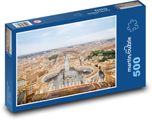 Vatikán - Rím Puzzle 500 dielikov - 46 x 30 cm 