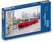 Viedeň - električka Puzzle 500 dielikov - 46 x 30 cm 