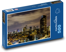 Noc Tel Aviv - Izrael Puzzle 500 dielikov - 46 x 30 cm 
