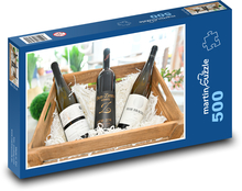the wine bottle Puzzle of 500 pieces - 46 x 30 cm