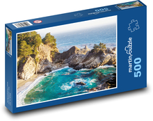 Skała na brzegu Puzzle 500 elementów - 46x30 cm