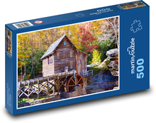 Alte Mühle - West Virginia Puzzle 500 Teile - 46 x 30 cm