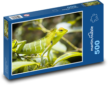 Jaszczurka zielona Puzzle 500 elementów - 46x30 cm