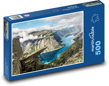 Ringedalsvannet - See, Norwegen Puzzle 500 Teile - 46 x 30 cm
