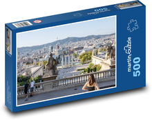 Barcelona - Španělsko Puzzle 500 dílků - 46 x 30 cm
