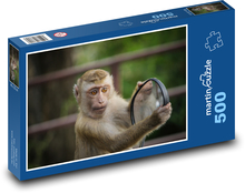 Małpy Puzzle 500 elementów - 46x30 cm