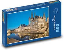 Belgium - water canal Puzzle of 500 pieces - 46 x 30 cm