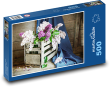 Lilac - Flowers Puzzle of 500 pieces - 46 x 30 cm 