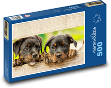 Puppies - Dogs Puzzle of 500 pieces - 46 x 30 cm 