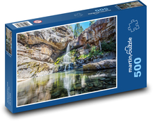 Wodospady - rzeka Puzzle 500 elementów - 46x30 cm