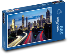 Wolkenkratzer in der Stadt Puzzle 500 Teile - 46 x 30 cm