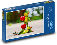 Zamilované žaby Puzzle 500 dielikov - 46 x 30 cm 