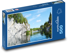 Řeka - příroda Puzzle 500 dílků - 46 x 30 cm