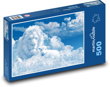 Lev a jahňa Puzzle 500 dielikov - 46 x 30 cm 