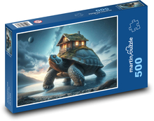 Riesenschildkröte Puzzle 500 Teile - 46 x 30 cm