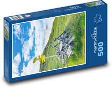Góry - tablice informacyjne Puzzle 500 elementów - 46x30 cm