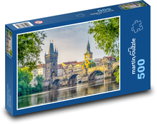 Prag - Brücke Puzzle 500 Teile - 46 x 30 cm