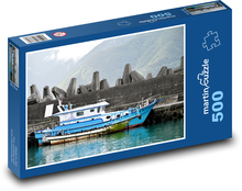 Fishing Boat - Taiwan Puzzle of 500 pieces - 46 x 30 cm 