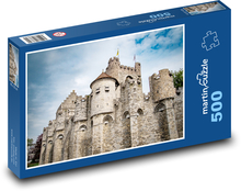 Gravensteen - hrad, Belgicko Puzzle 500 dielikov - 46 x 30 cm