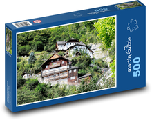 Domy - Hallstatt, Austria Puzzle 500 elementów - 46x30 cm