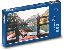 Dolomiten - Italien, See Puzzle 500 Teile - 46 x 30 cm