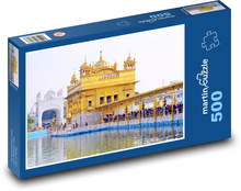 Zlatý chrám - Harmandir Sahib, India Puzzle 500 dielikov - 46 x 30 cm 