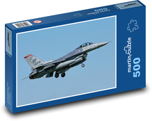Combat aircraft - F16 Puzzle of 500 pieces - 46 x 30 cm 