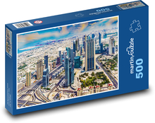 Skyscrapers - Dubai Puzzle of 500 pieces - 46 x 30 cm 