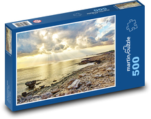 Moře - skalnaté pobřeží Puzzle 500 dílků - 46 x 30 cm