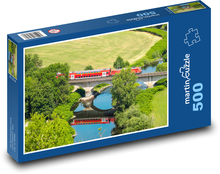Vlak - most Puzzle 500 dielikov - 46 x 30 cm 