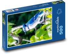 Modrý vták Puzzle 500 dielikov - 46 x 30 cm 