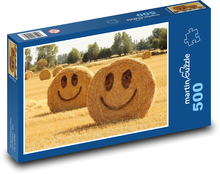 Slama v poli Puzzle 500 dielikov - 46 x 30 cm