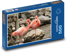 Flamingo - bird Puzzle of 500 pieces - 46 x 30 cm