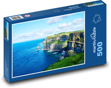 Skalnaté pobrežie Írska Puzzle 500 dielikov - 46 x 30 cm 