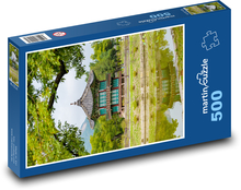 Hyangwonjeong Pavilion - Seoul, South Korea Puzzle of 500 pieces - 46 x 30 cm 