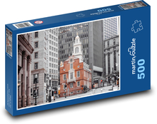 Altes Haus - Boston Puzzle 500 Teile - 46 x 30 cm