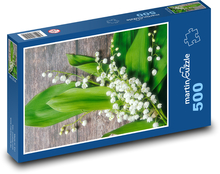 Konwalia - kwiaty Puzzle 500 elementów - 46x30 cm