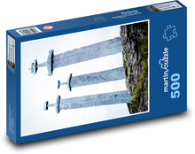 Pomnik Stavanger, Norwegia Puzzle 500 elementów - 46x30 cm