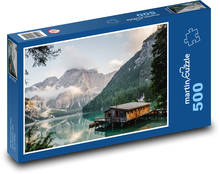 Jazerná chata Puzzle 500 dielikov - 46 x 30 cm