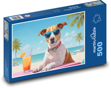 on the beach Puzzle of 500 pieces - 46 x 30 cm 