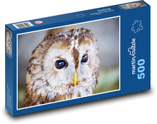 Owl - bird Puzzle of 500 pieces - 46 x 30 cm