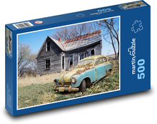 Zardzewiały samochód Puzzle 500 elementów - 46x30 cm
