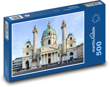 Church of St. Charles Borromeo - Vienna Puzzle of 500 pieces - 46 x 30 cm 